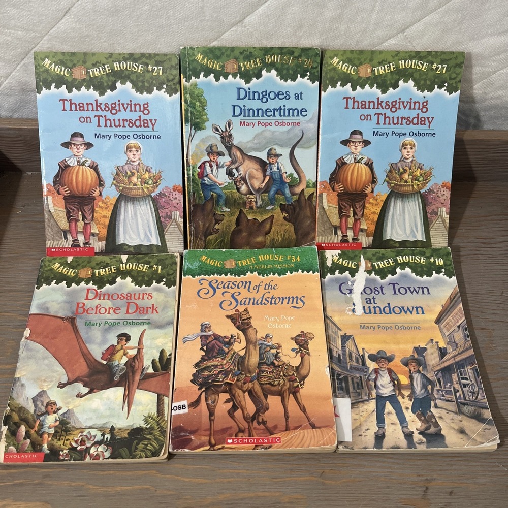 Magic Tree House‎ Paperback  6 Books Hardcover Mary Osborne